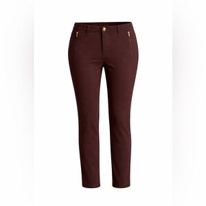 Talbots‎ Chocolate Brown Skinny Ankle Pants Zip Pockets 2026 Trend